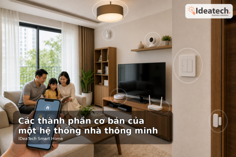 Các thành phần cơ bản của một hệ thống nhà thông minh