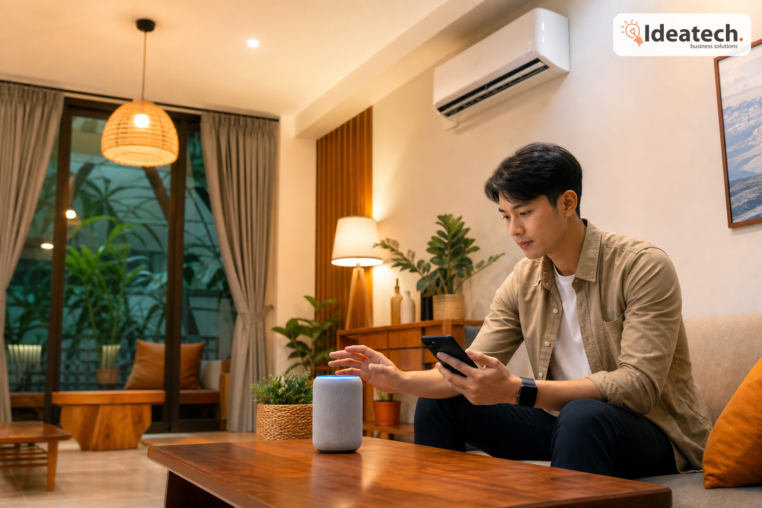 Sơ đồ lỗi trợ lý ảo nghe nhầm trong phòng homestay
