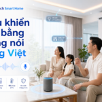 Gia đình dùng giọng nói tiếng Việt để điều khiển nhà thông minh