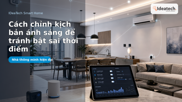 Ảnh đại diện bài viết Cách chỉnh kịch bản ánh sáng để tránh bật sai thời điểm