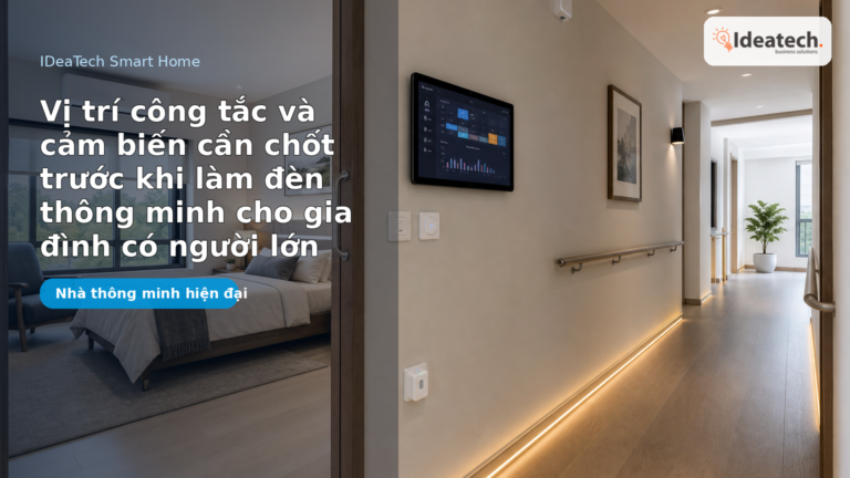 Ảnh đại diện bài viết Vị trí công tắc và cảm biến cần chốt trước khi làm đèn thông minh cho gia đình có người lớn tuổi
