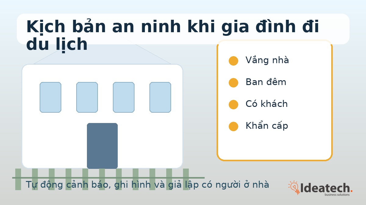 Kịch bản an ninh khi gia đình đi du lịch