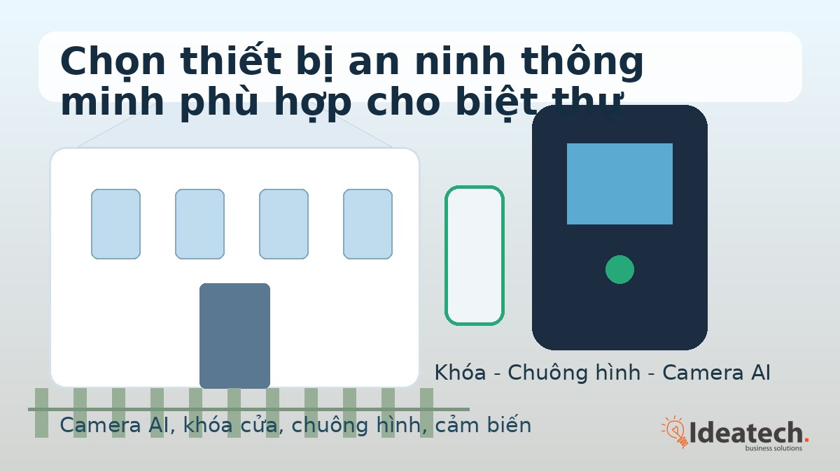 Thiết bị an ninh thông minh cho biệt thự