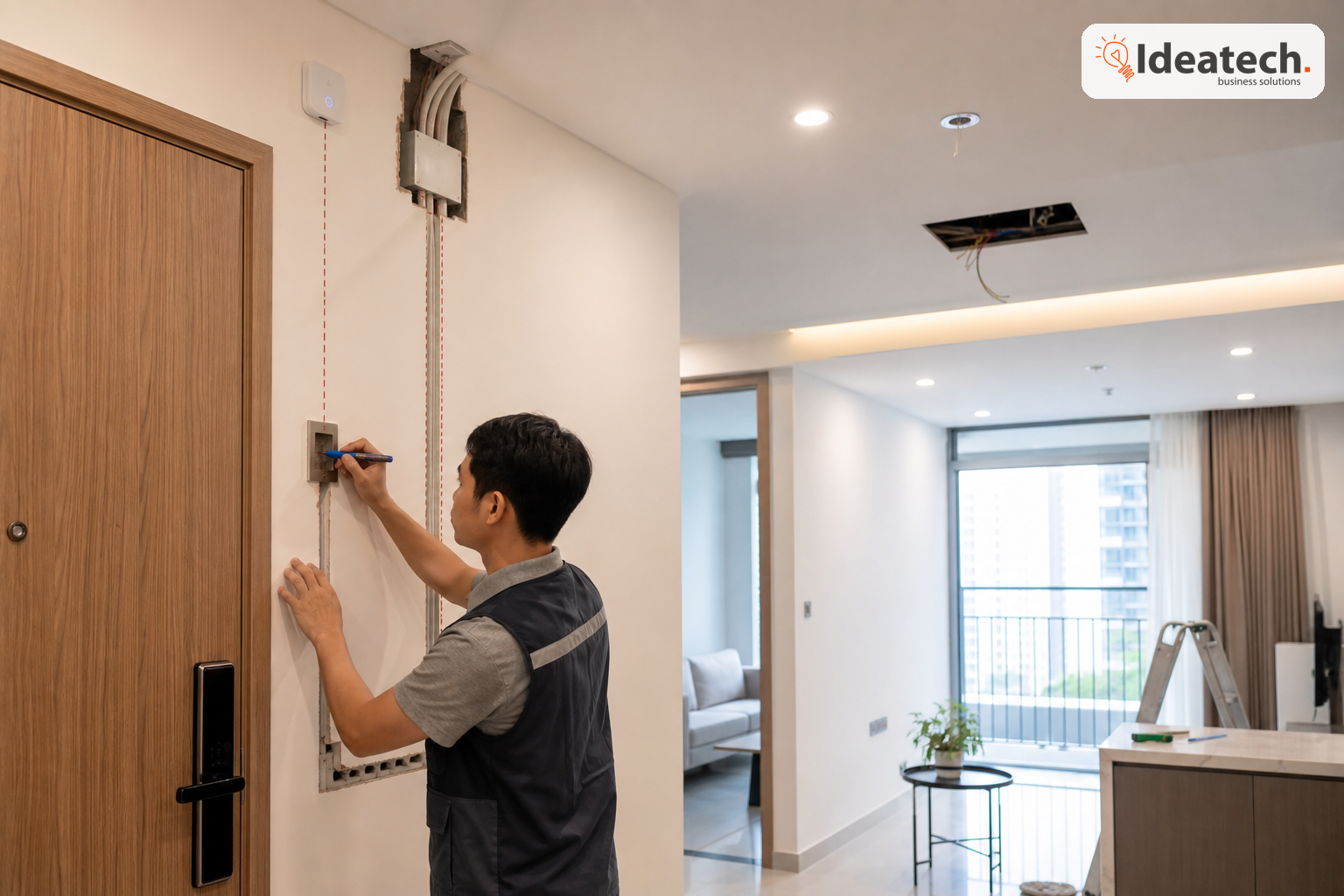 Sơ đồ vị trí công tắc và cảm biến