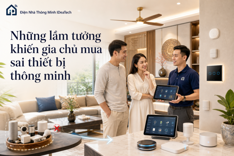 Những lầm tưởng khiến gia chủ mua sai thiết bị thông minh