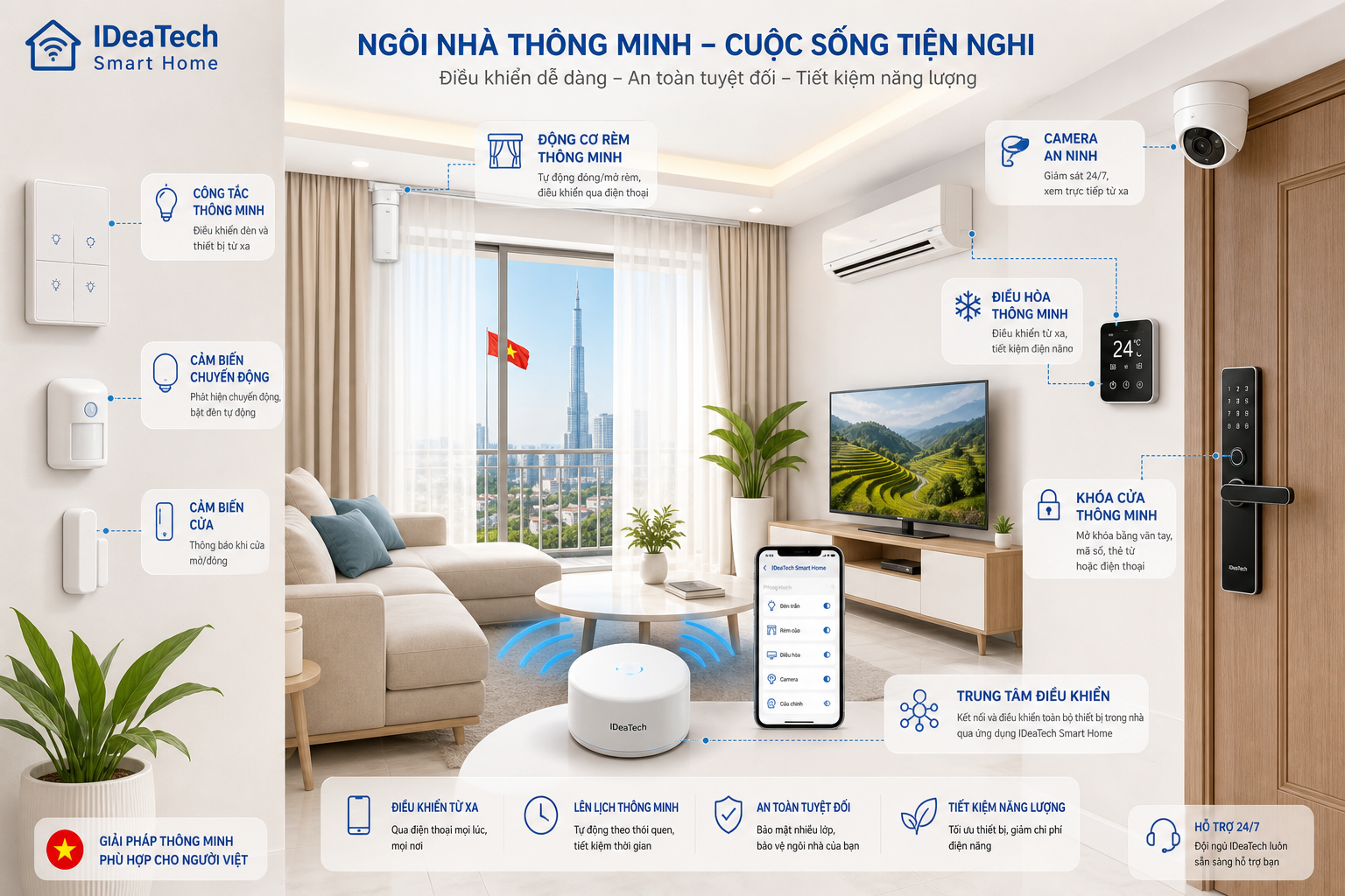 Các thiết bị nhà thông minh phổ biến tại Việt Nam trong năm nay