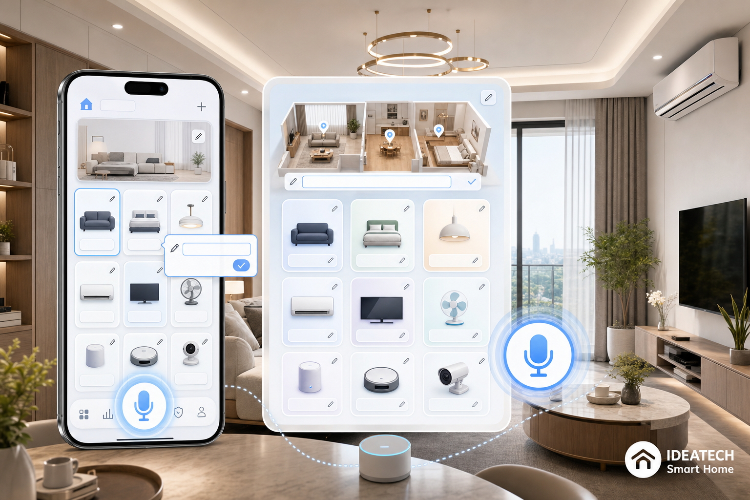Đặt lại tên thiết bị và nhóm phòng để trợ lý ảo điều khiển chính xác Đặt lại tên thiết bị và nhóm phòng để trợ lý ảo điều khiển chính xác