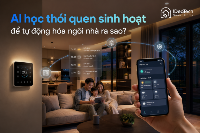 AI học thói quen sinh hoạt để tự động hóa ngôi nhà ra sao?