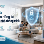 Minh họa AI bảo vệ quyền riêng tư trong nhà thông minh