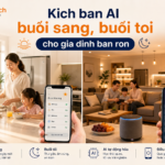 Ảnh minh họa kịch bản AI buổi sáng và buổi tối cho gia đình bận rộn
