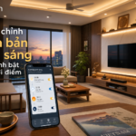 Minh họa chỉnh kịch bản ánh sáng thông minh theo lịch sinh hoạt