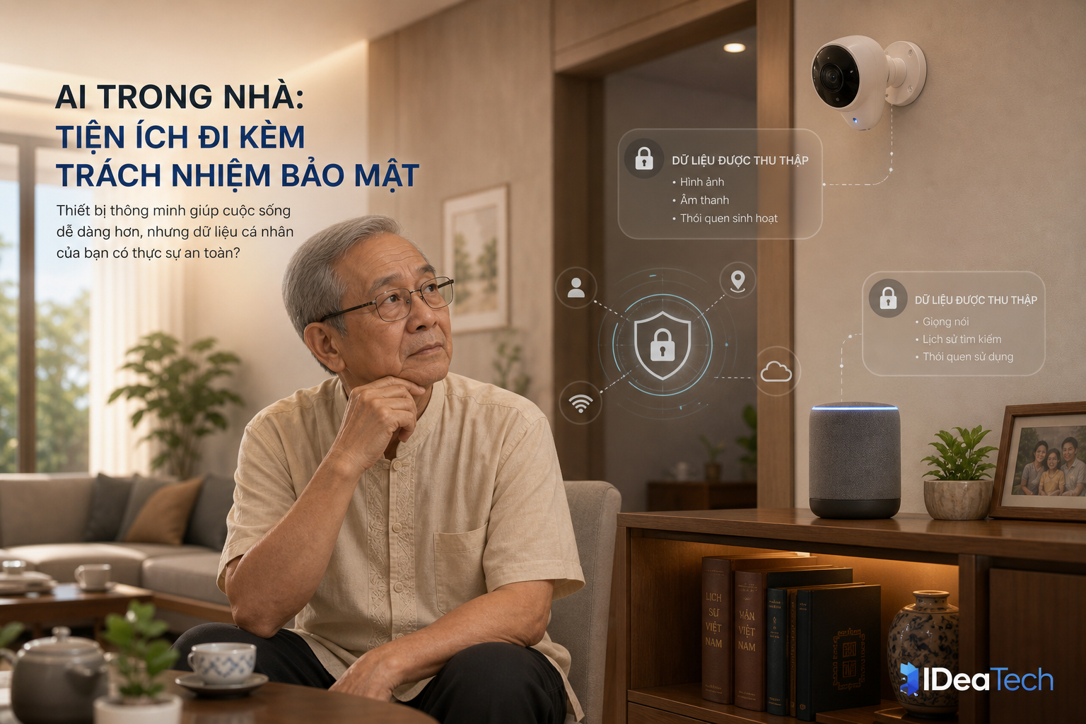 Vấn đề người dùng gặp khi đưa AI vào nhà có người lớn tuổi