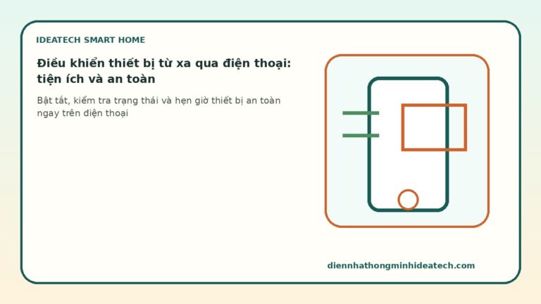 Điều khiển thiết bị từ xa qua điện thoại: tiện ích và an toàn