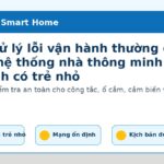 Cách xử lý lỗi vận hành thường gặp trong hệ thống nhà thông minh cho gia đình có trẻ nhỏ
