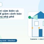Sơ đồ bố trí cảm biến và camera giảm cảnh báo giả cho nhà phố