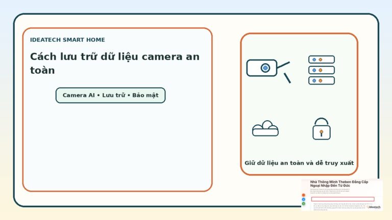 Featured image cho bài cách lưu trữ dữ liệu camera an toàn