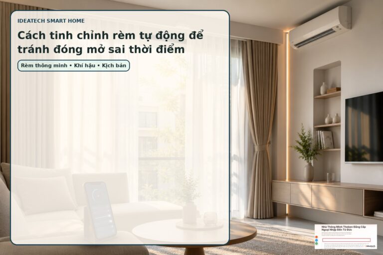 Ảnh đại diện cho bài cách tinh chỉnh rèm tự động để tránh đóng mở sai thời điểm