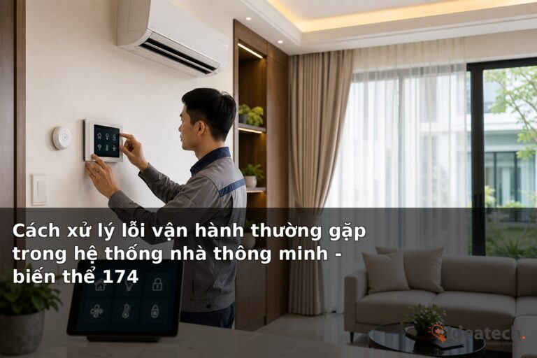 Cách xử lý lỗi vận hành thường gặp trong hệ thống nhà thông minh - biến thể 174