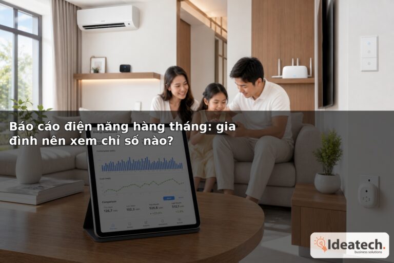 Báo cáo điện năng hàng tháng: gia đình nên xem chỉ số nào?