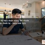 Cách đọc dữ liệu điện năng để chỉnh lịch bật tắt thiết bị - biến thể 201