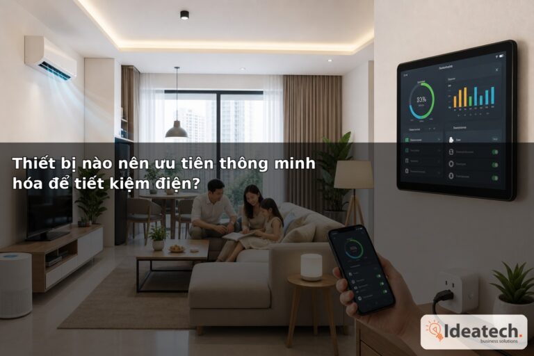 Thiết bị nào nên ưu tiên thông minh hóa để tiết kiệm điện?