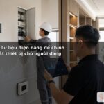Cách đọc dữ liệu điện năng để chỉnh lịch bật tắt thiết bị cho người đang sửa nhà