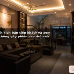 Cách chỉnh kịch bản tiếp khách và xem phim để không gây phiền cho chủ nhà phố