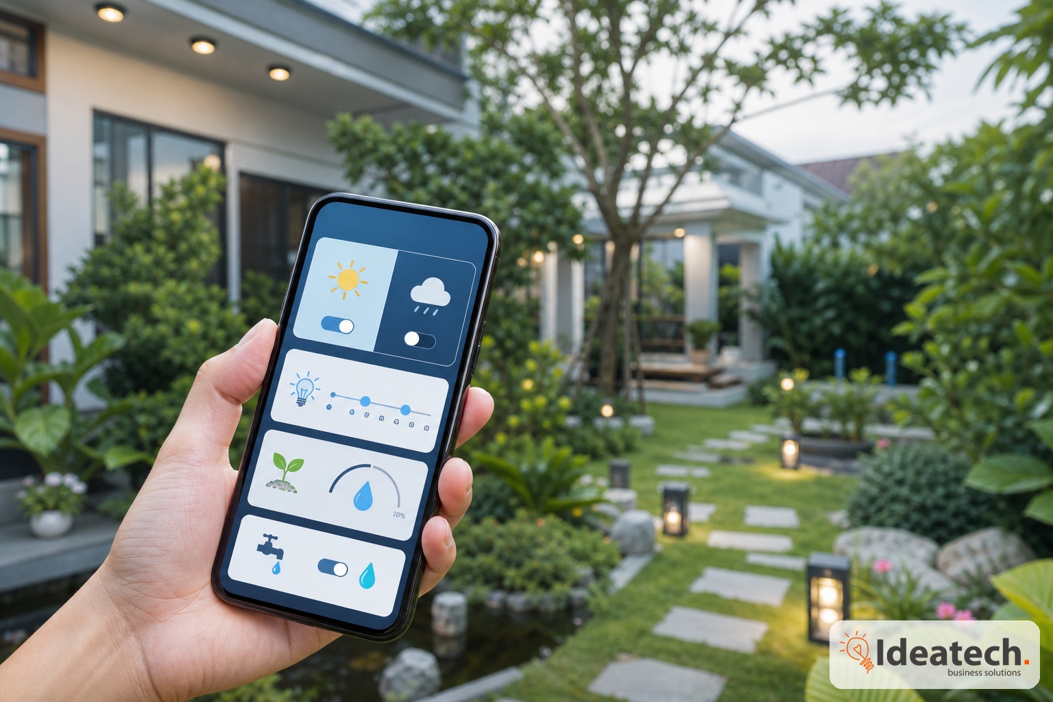O cam thong minh chong nuoc IP66 va den LED ngoai troi chiu mua nang O cam thong minh chong nuoc IP66 va den LED ngoai troi chiu mua nang