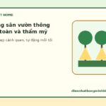 Chiếu sáng sân vườn thông minh: an toàn và thẩm mỹ
