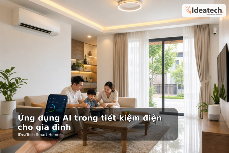 Ứng dụng AI trong tiết kiệm điện cho gia đình